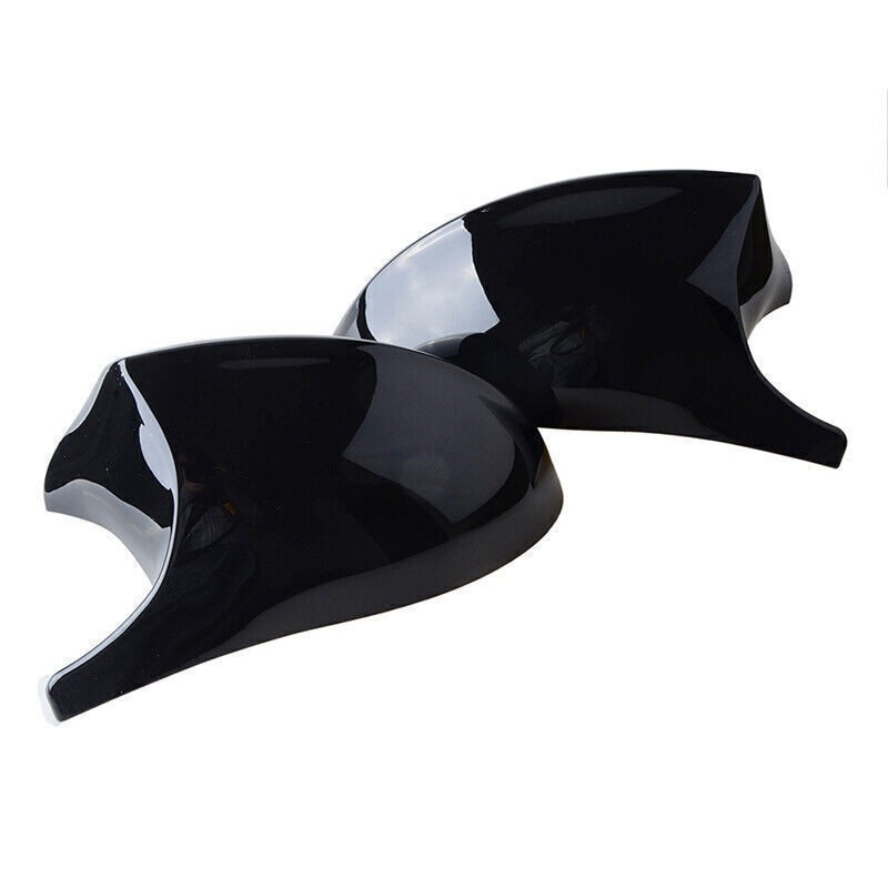 For 2005-2008 BMW E90 E91 328i 335i Pre-LCI Gloss Black Side Mirror Cover Cap US
