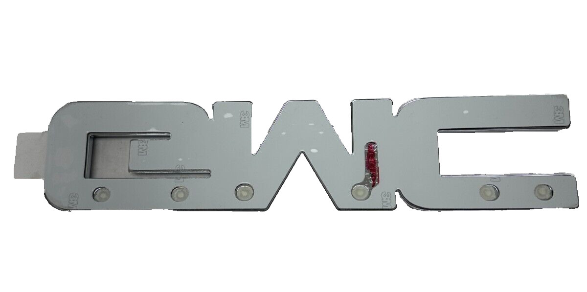 OEM Front & Rear Emblem Set Black Chrome For 2018-2021 GMC Terrain 84321763 New