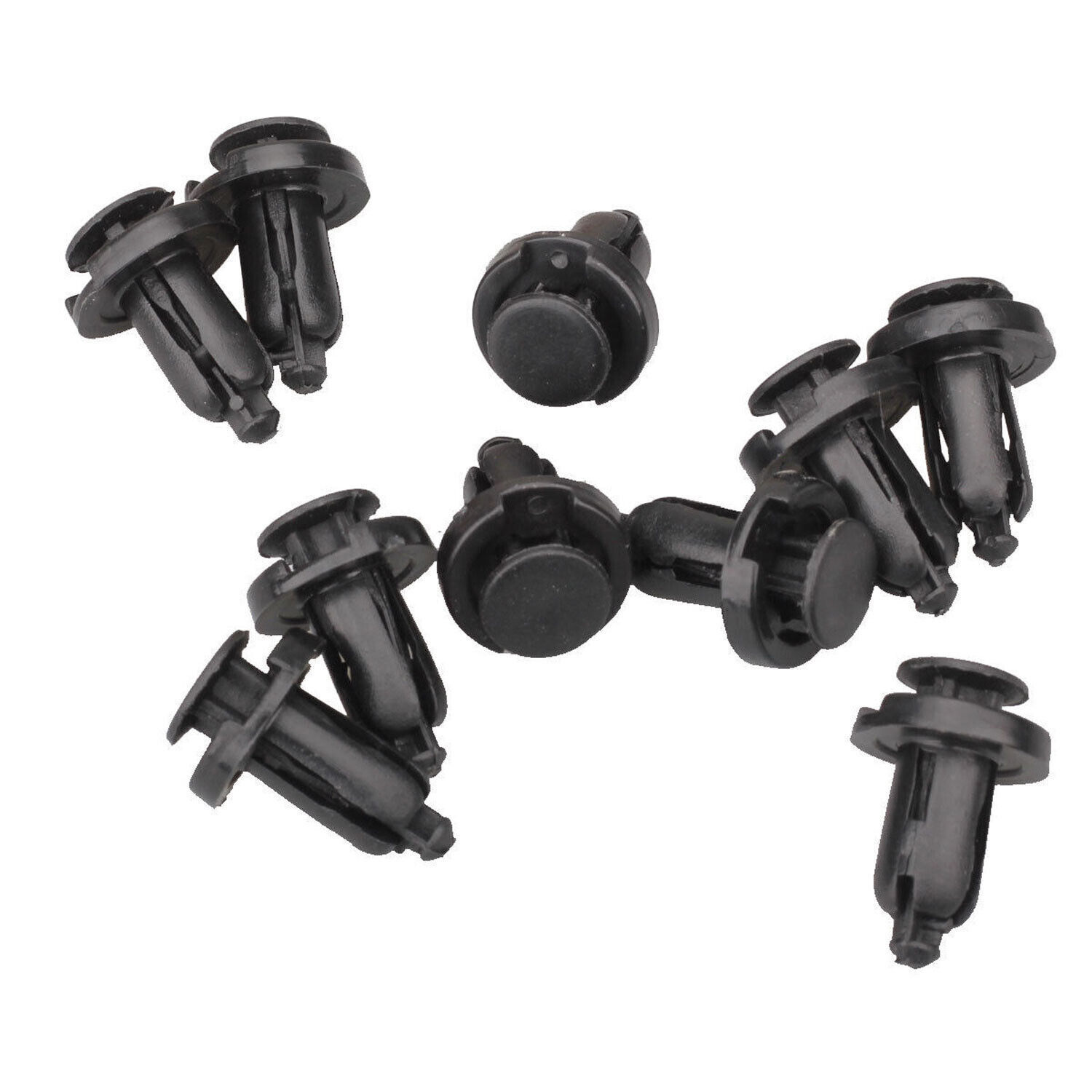 Parts Bumper Clips 10mm Hood Fender Push Rivets Retainer Fasteners For Honda