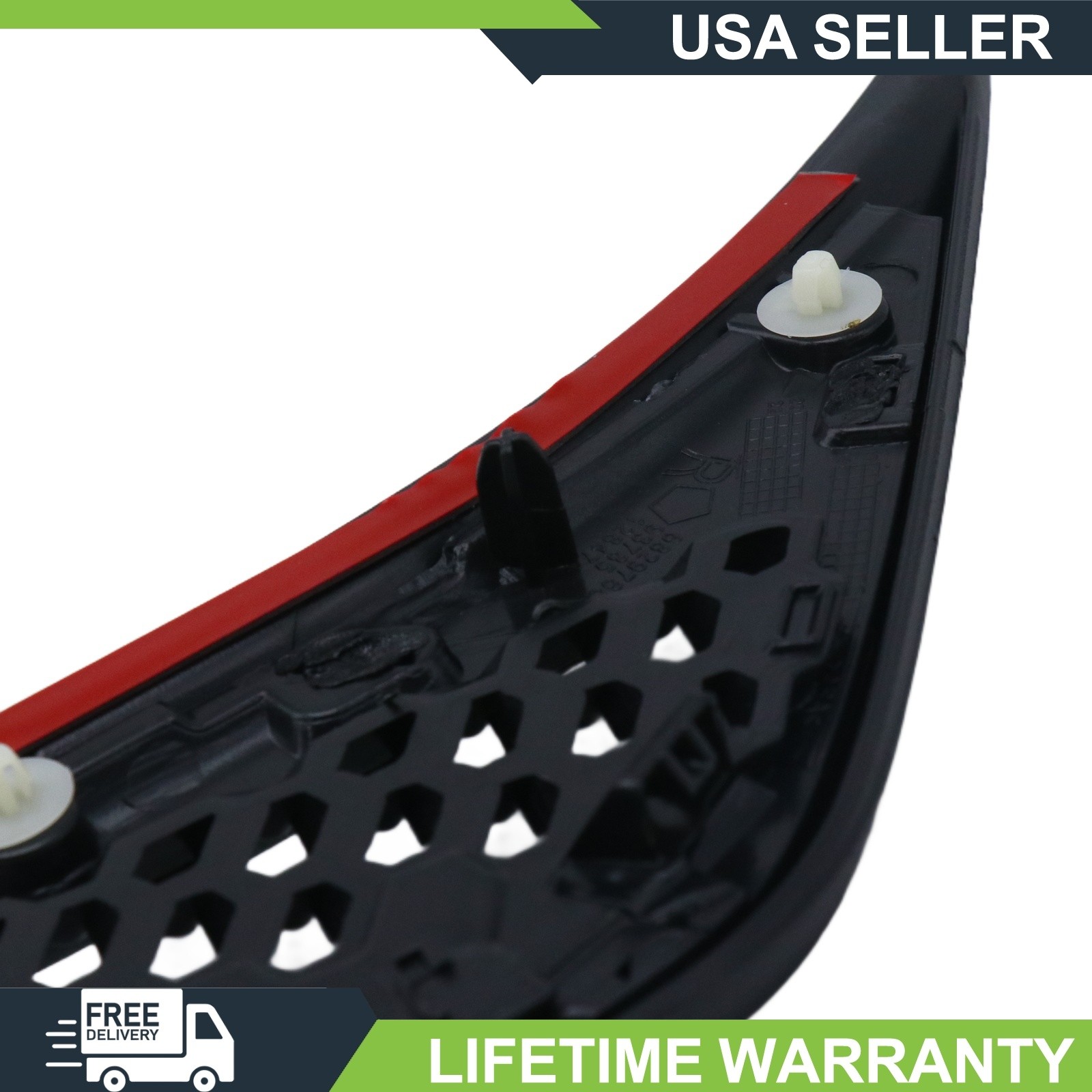 Front Side Fender Air Vent Grille Bezel Pair For Jeep Wrangler JL 18-23 Rubicon