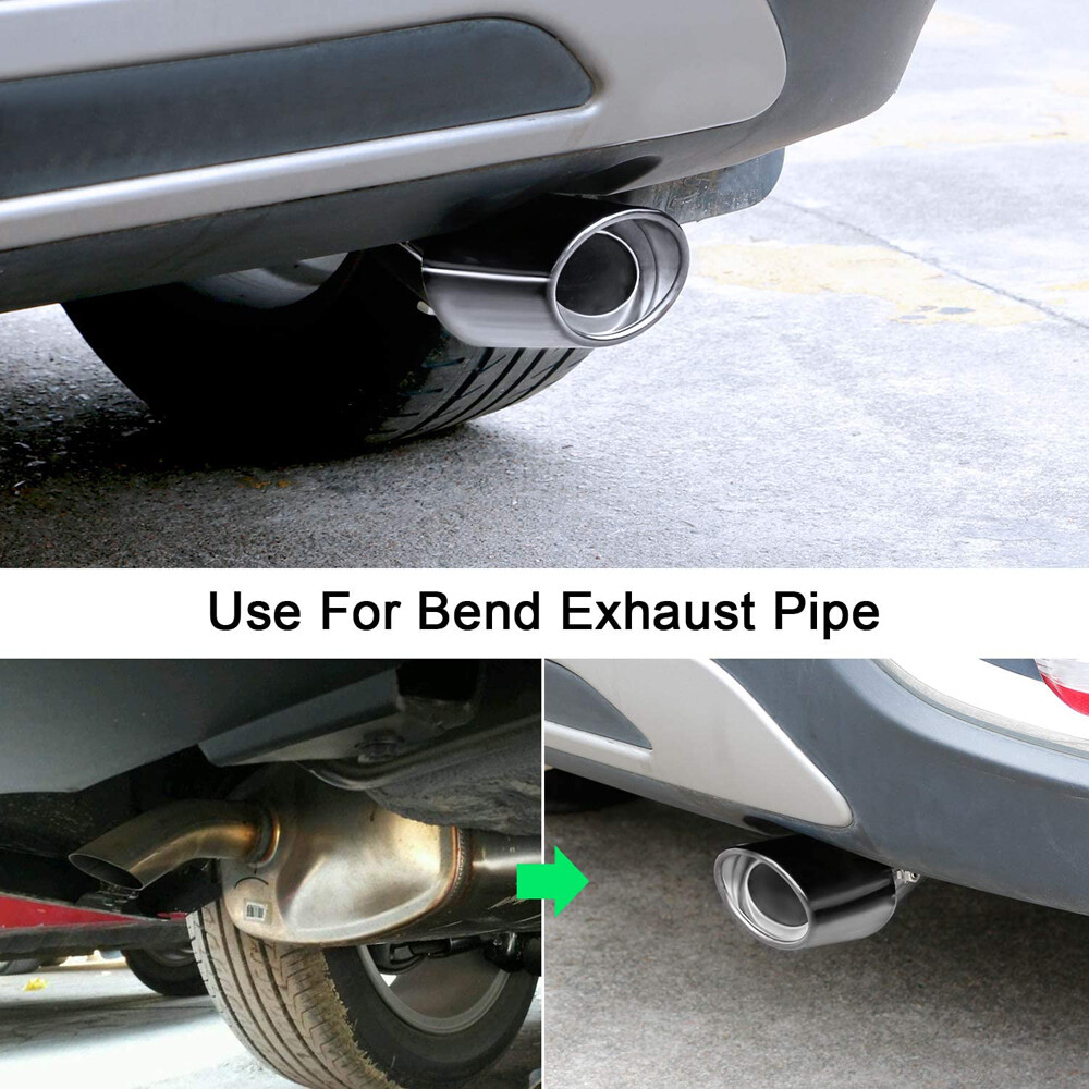 For Lexus UX 200 250h 2019-22 Steel Exhaust Muffler Tail Pipe Tip Tailpipe Trim