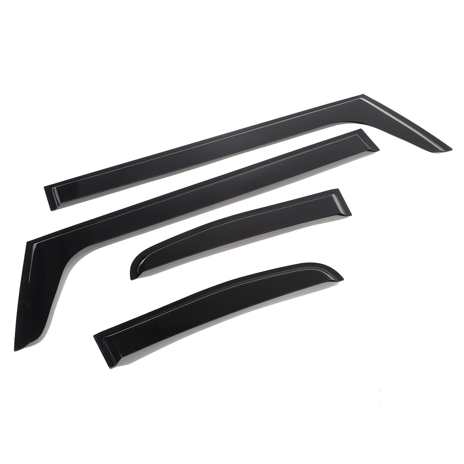 4PCS Window Visors Sun Rain Deflectors Guard Fit For Toyota FJ Cruiser 2007-2014
