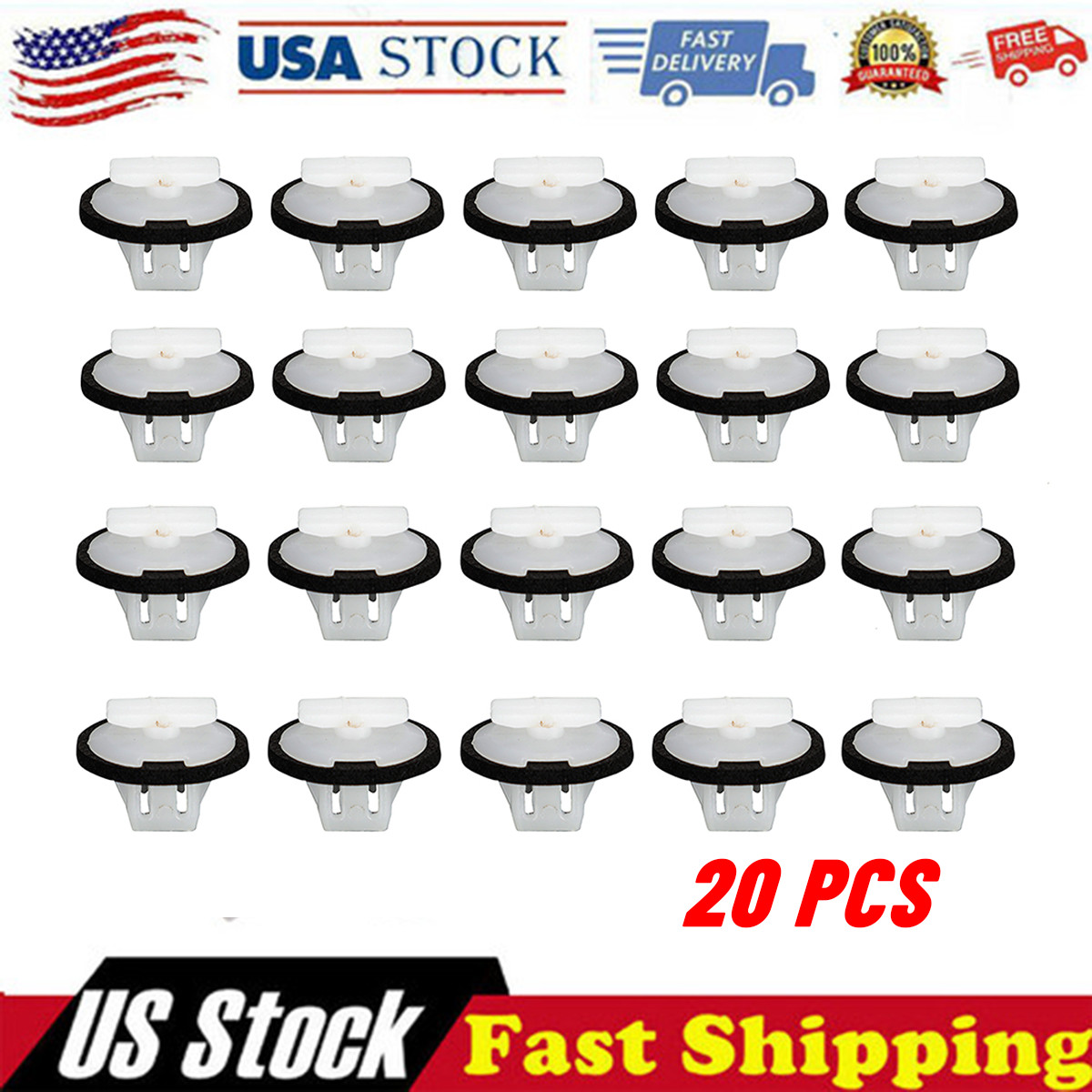 20x For 2011-16 17 Nissan Exterior Wheel Fender Flare moulding Clip 76882JG10A
