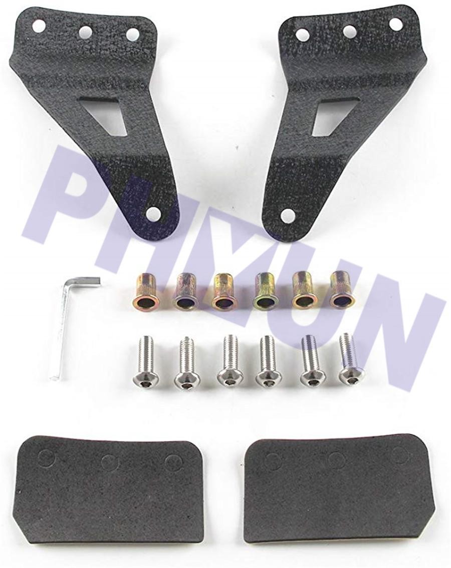 2pcs Light Bar Mounting Brackets For Offroad Chevrolet Silverado 1500 2500 3500