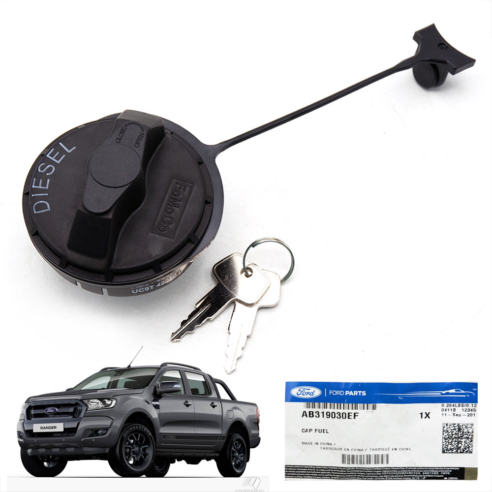 Locking + Key Fuel Tank Filler Cap Fits Ford Ranger XL Diesel 2012 2019
