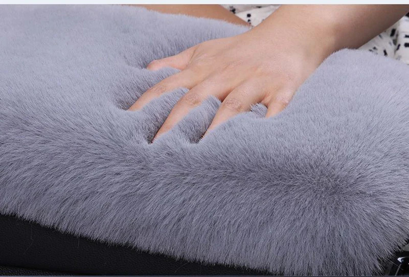 Multicolor Plush Soft Car Armrest Cushion Cover Center Console Pad Mat Universal