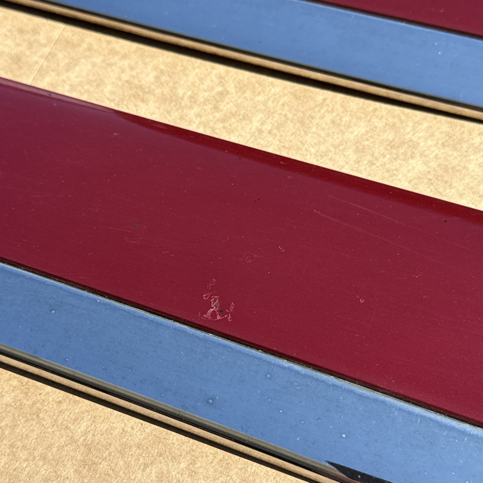 07-14 Tahoe Suburban Door Molding Trim Set Complete Front Rear 4 Pieces Red OEM
