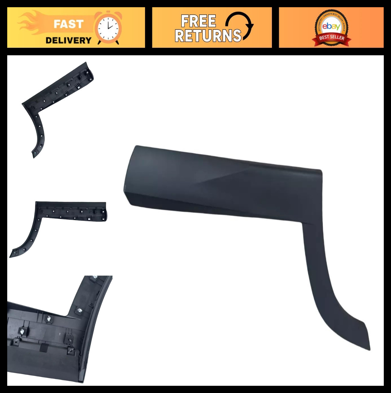 Rear Right Body Side Molding for 2022-2024 Hyundai Tucson – OEM Replacement, No
