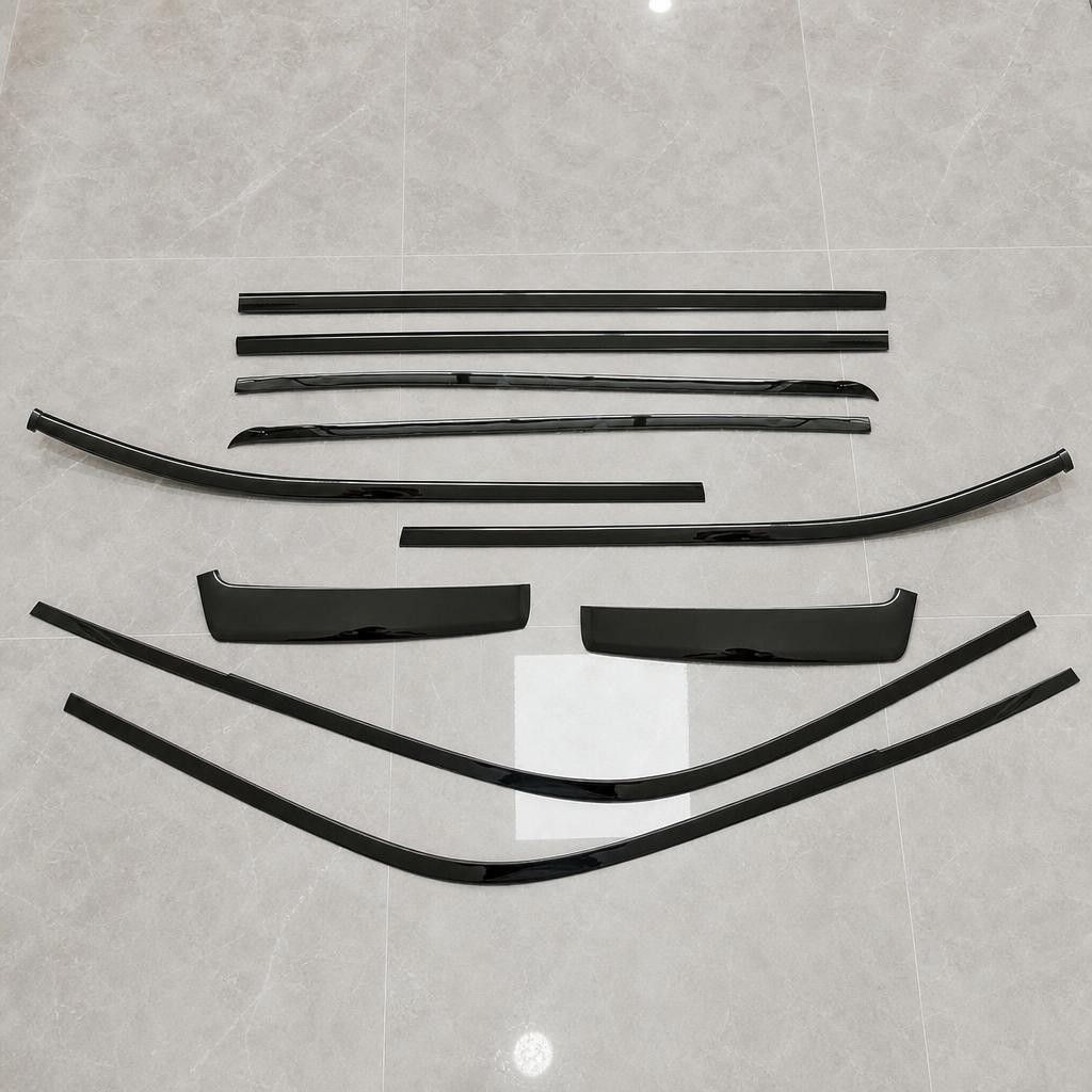 Stainless Steel Window Trim Kit For 2022-2025 2024 Toyota Tundra CrewMax Cab
