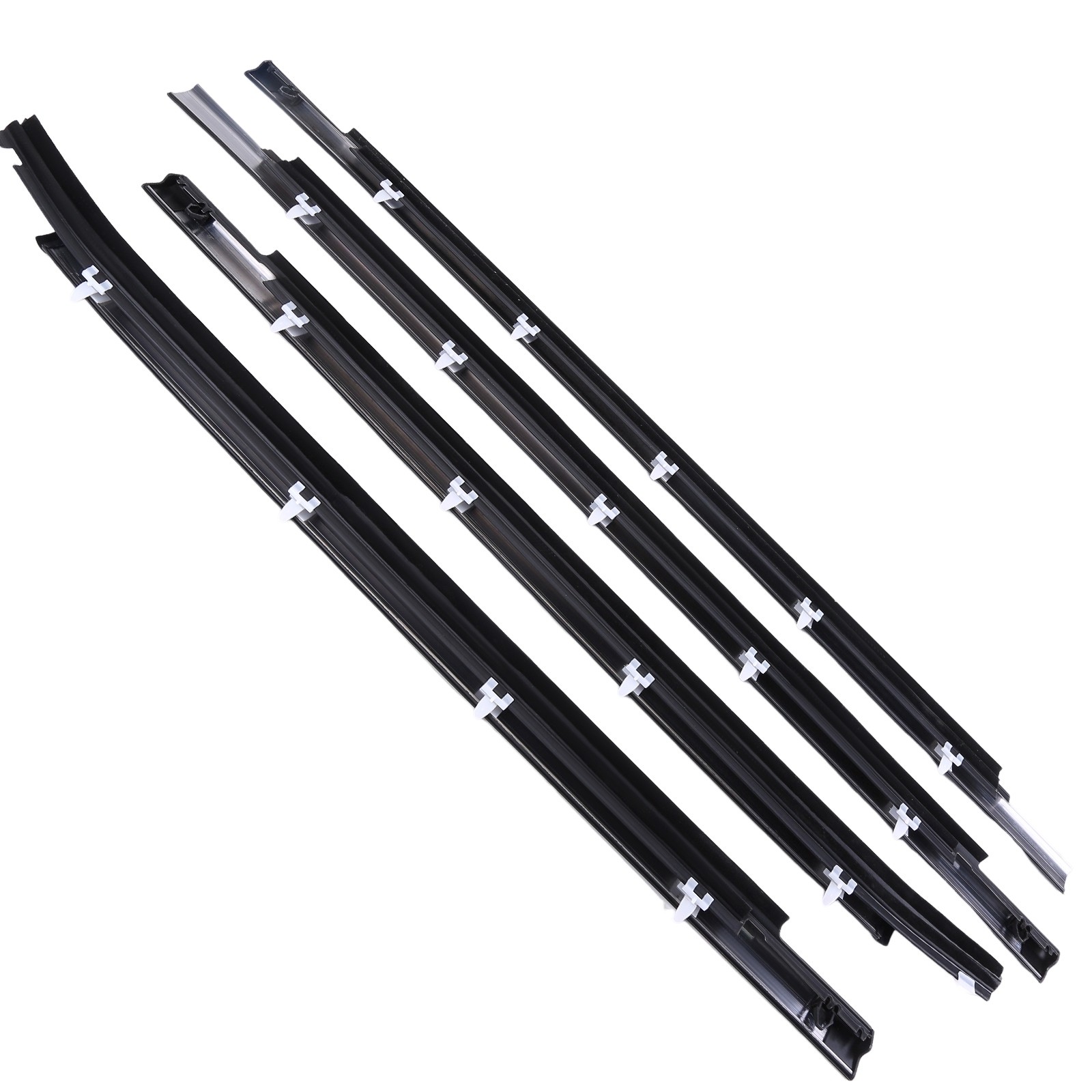 FOR TOYOTA TUNDRA 2000-2006 DOUBLE CAB 4PCS WEATHERSTRIP OUTER LOWER WINDOW