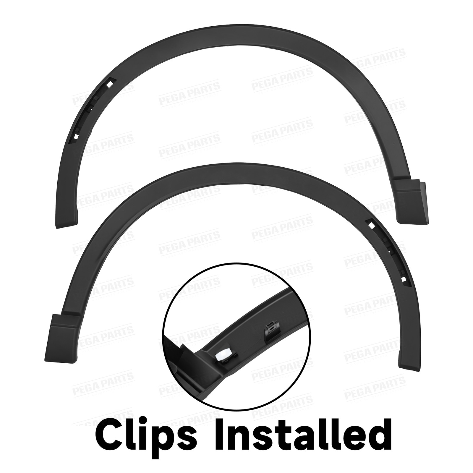 For 2023-2025 Honda CR-V Front Left Right Wheel Fender Flare Molding Trim w/Clip