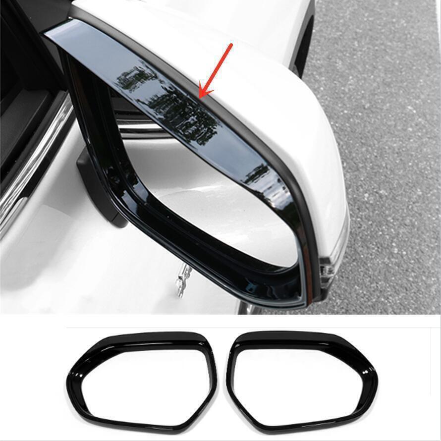 For Toyota Grand Highlander 2024 Black Mirror Rain Eyebrow Moulding Cover Trim