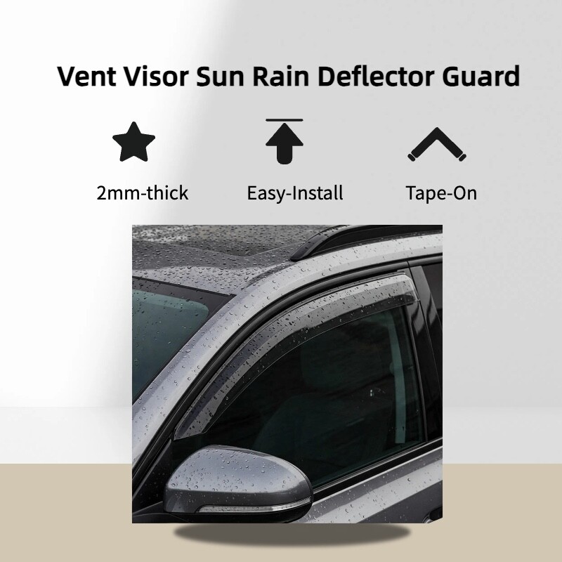 Window Visor Sun Rain Deflector Guard Fits Honda CRV 1997-2001