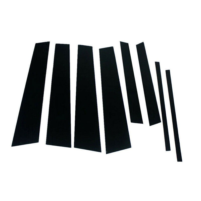 Pillar Posts Door Piano Black Trim Decal Cover Kit For BMW X5 E70 2007-2013 2012