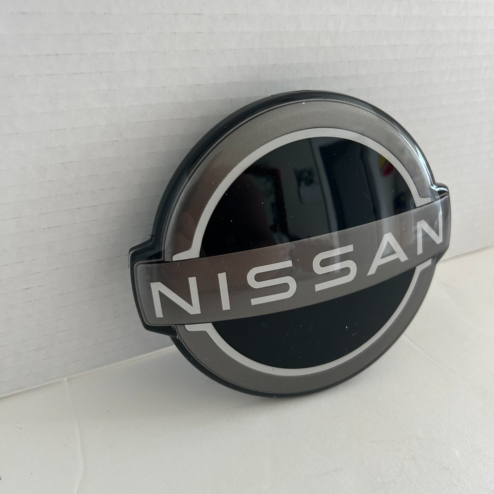 Nissan Rogue Front Grille Emblem Black Logo 2021 2022 2023 2024 Hood Grill Badge