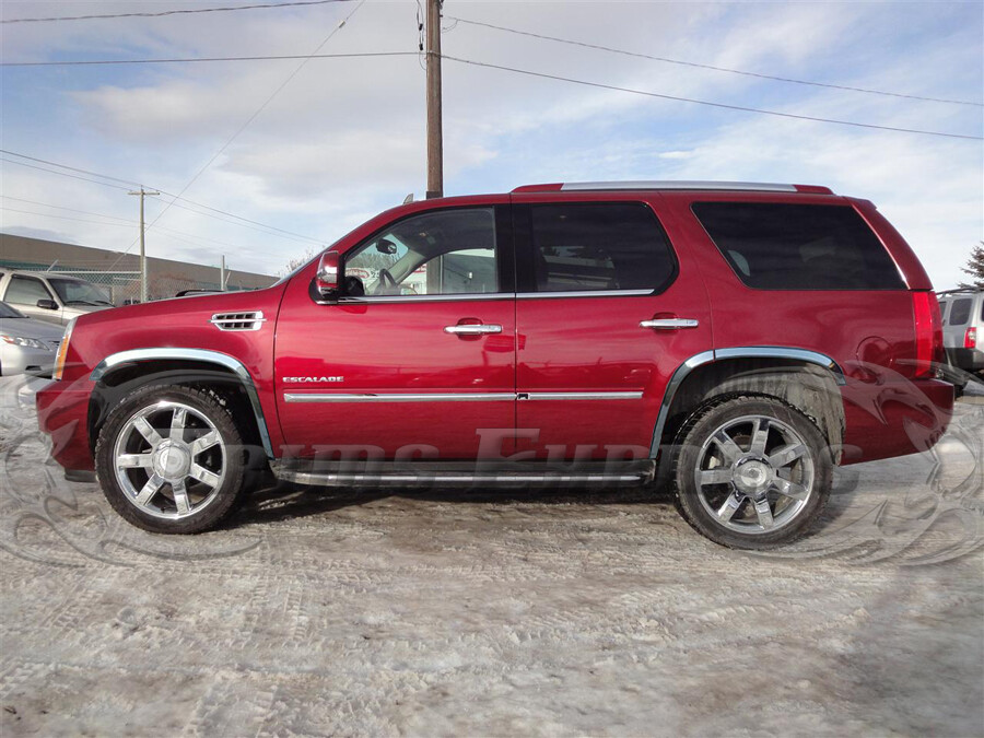 for:2007-2014 Cadillac Escalade/Tahoe/Yukon/Fender Trim Stainless 6Pc 2″ Wide