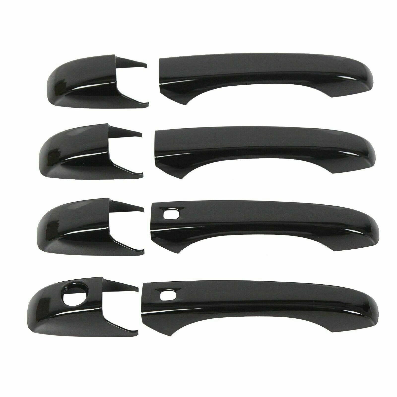 Glossy Black Door Handle Cover Set For Jeep Grand Cherokee/Dodge Durango 2011+