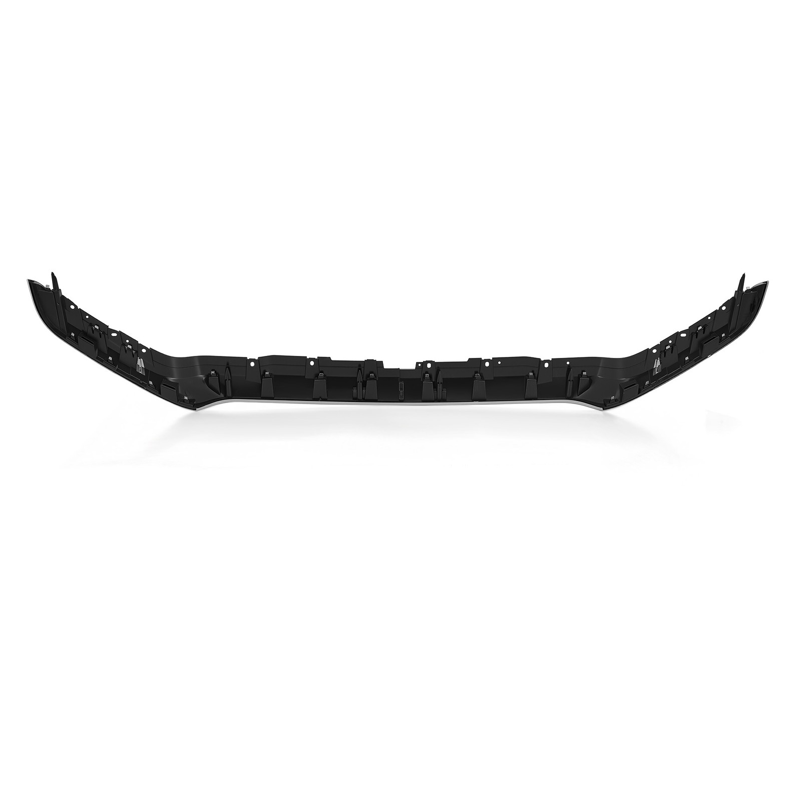 Gloss Black Front Bumper Upper Grille Molding Trim For 2019-2024 Ram 2500 3500