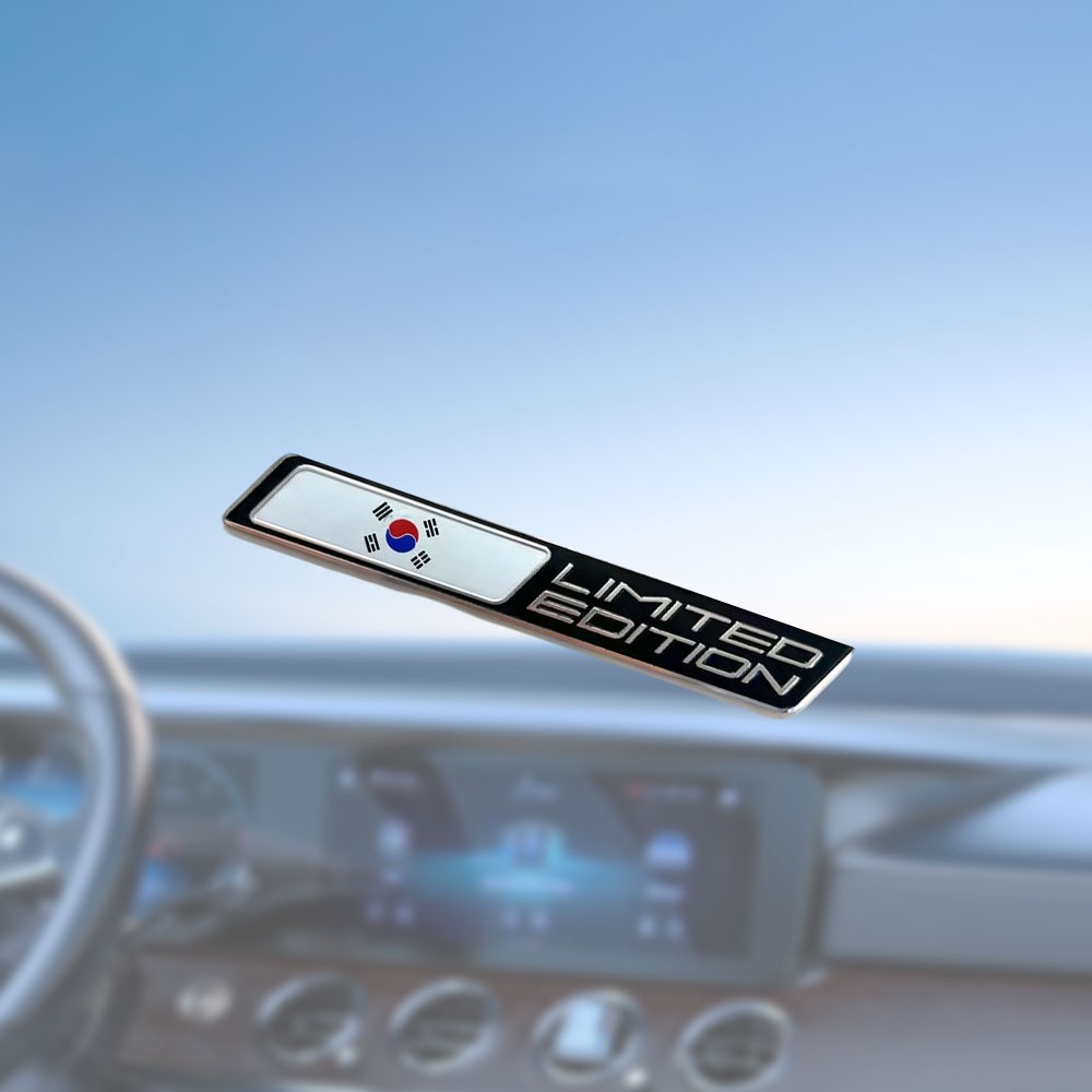 Limited Edition South Korea Car Emblem Rear Trunk Badge Fender Body Sticker