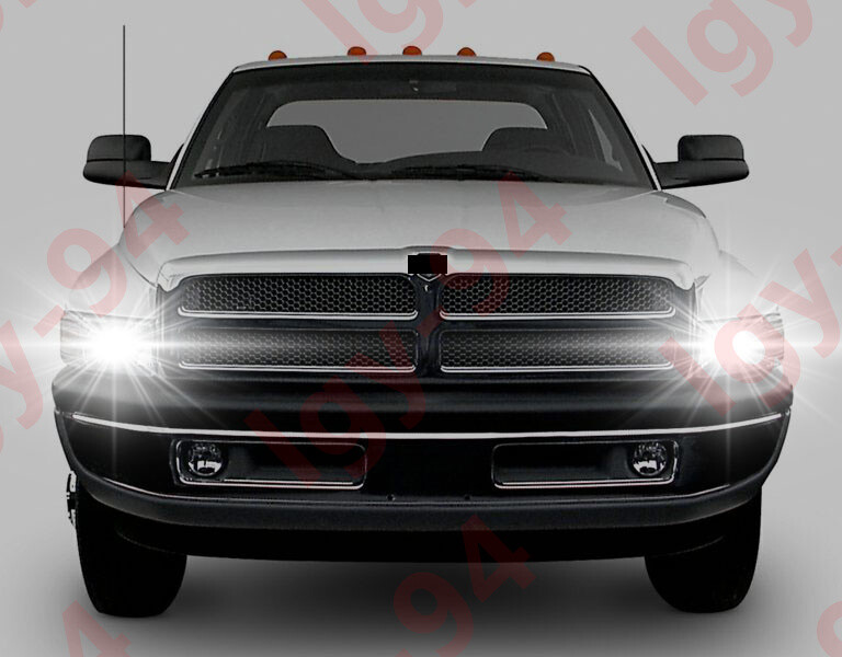For Dodge Ram 1500 2500 3500 1994-2001 -2X 6000K LED Headlight Bulb High Lo Beam