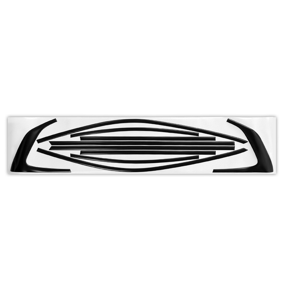 Chrome Delete Precut Vinyl Wrap Overlay Gloss Black For Lexus IS 2021-25 1-5SET