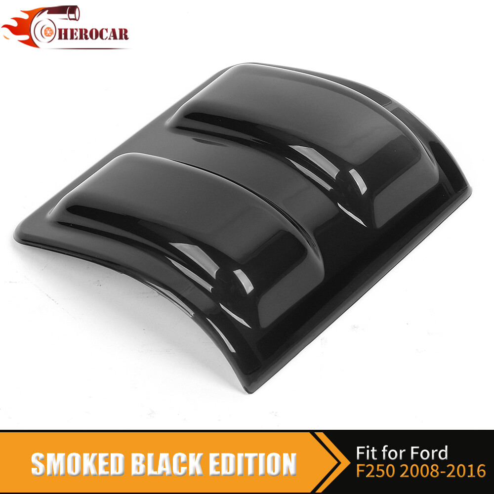 Smoked Door Side Mirrors Turn Signal Light Covers For Ford F250 F350-550 2008-16