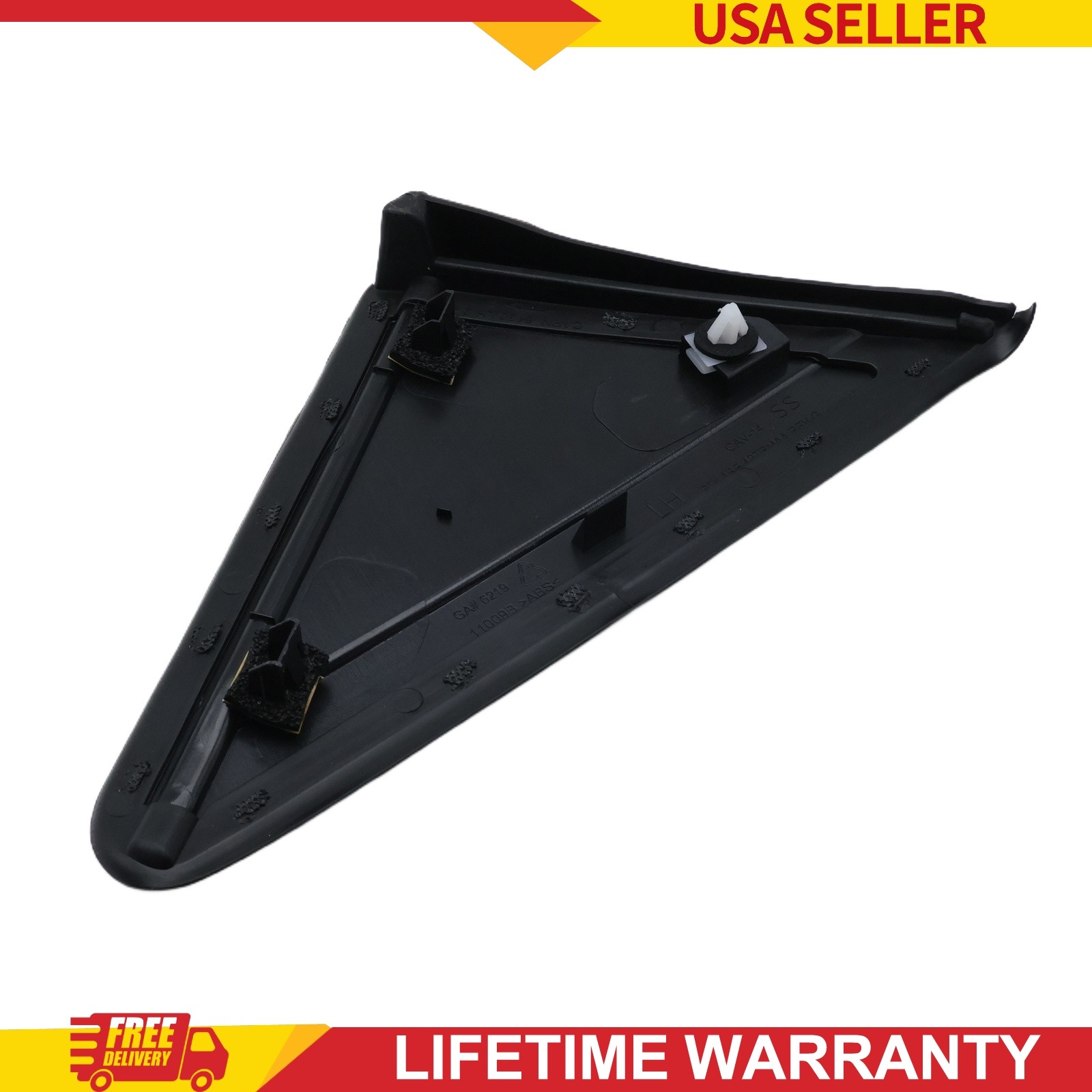 Driver Side Mirror Flag Applique Trim For Dodge Caravan 2008-2019