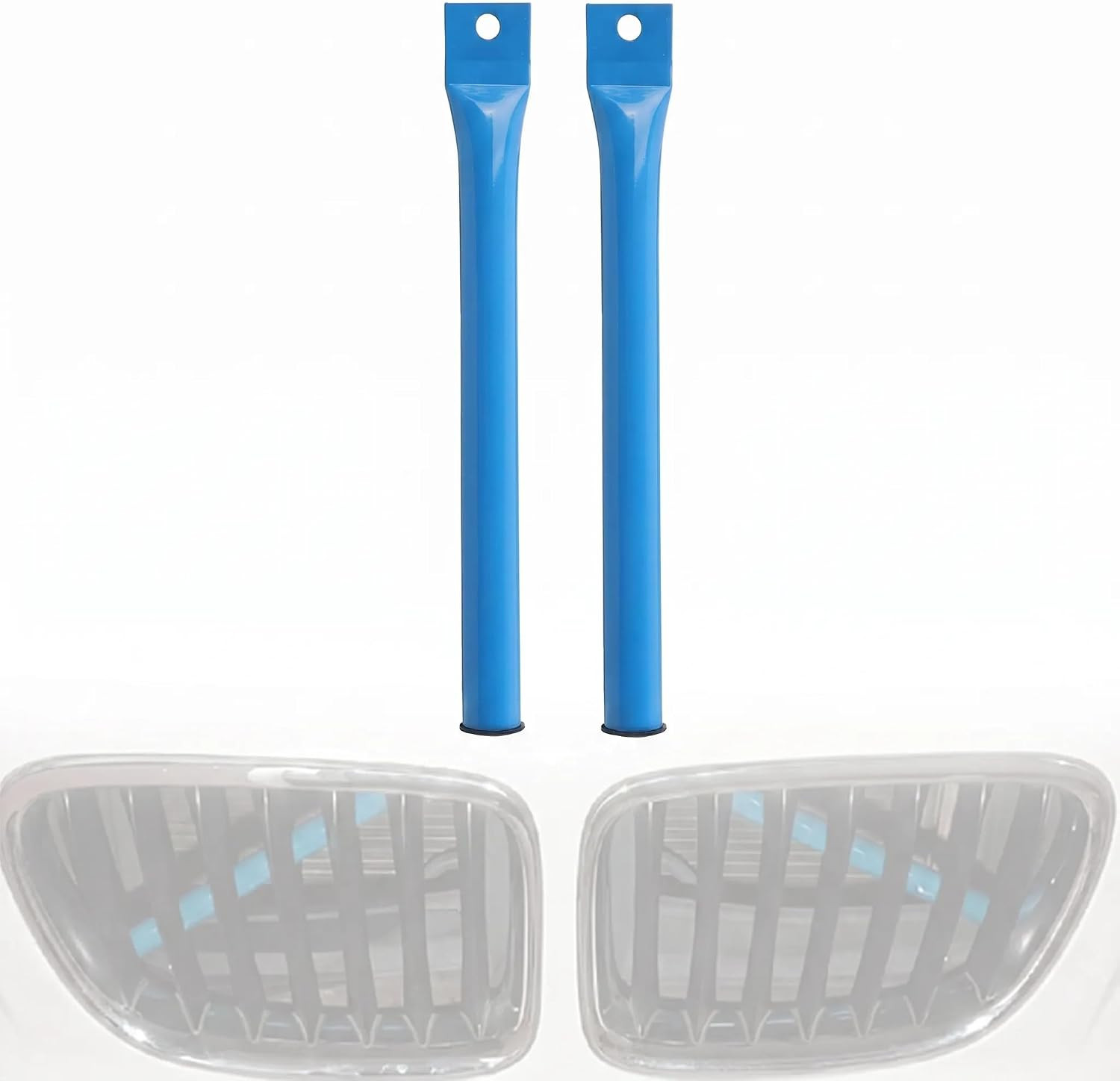 Blue Kidney Grille V Brace Bar Trim Cover for BMW 3 Series E90 E91 E92 E93 06-13