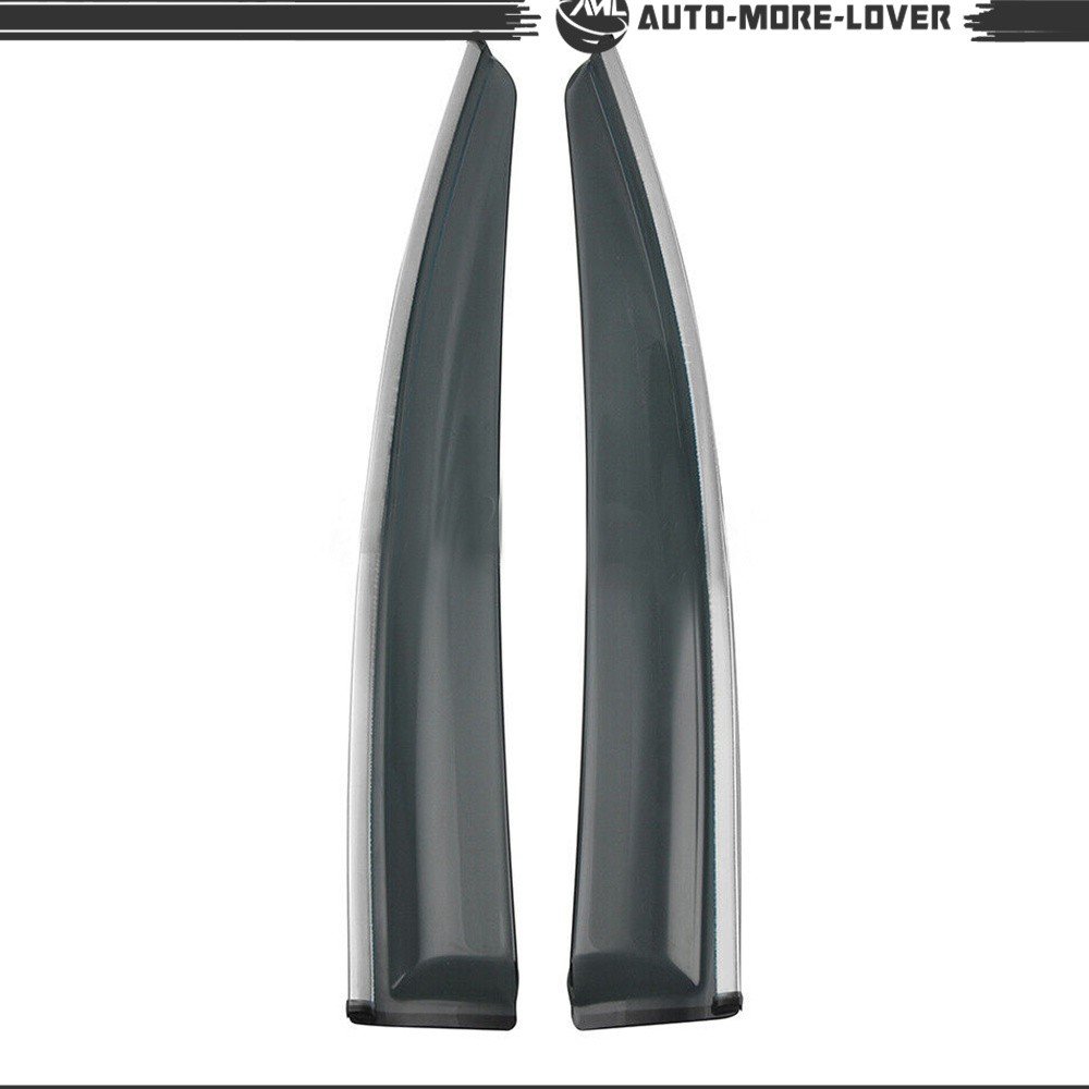 Window Visor Vent Sun Rain Wind Guard Shade Chrome For Acura TL 2009-2014 4PCS