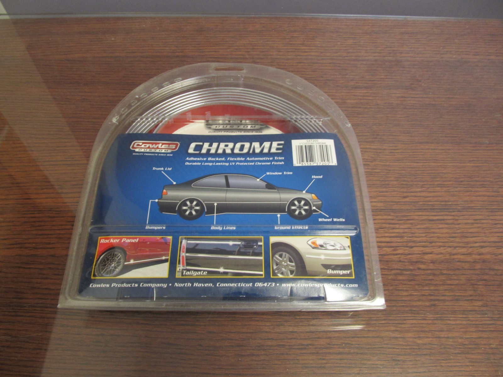 *READ* Cowles S37205 Custom Chrome Truck Body Side Molding Trim 1″ X 12′ NOS