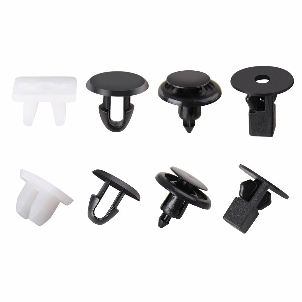 146pc Plastic Hood Bumper Trim Clip Fastener Push Rivet Car Door Trim Panel Clip