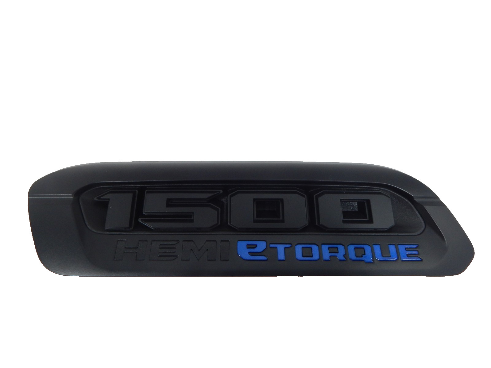 New OEM 2019-24 Dodge Ram 1500 HEMI ETorque Left & Right Hood Emblem Black Blue