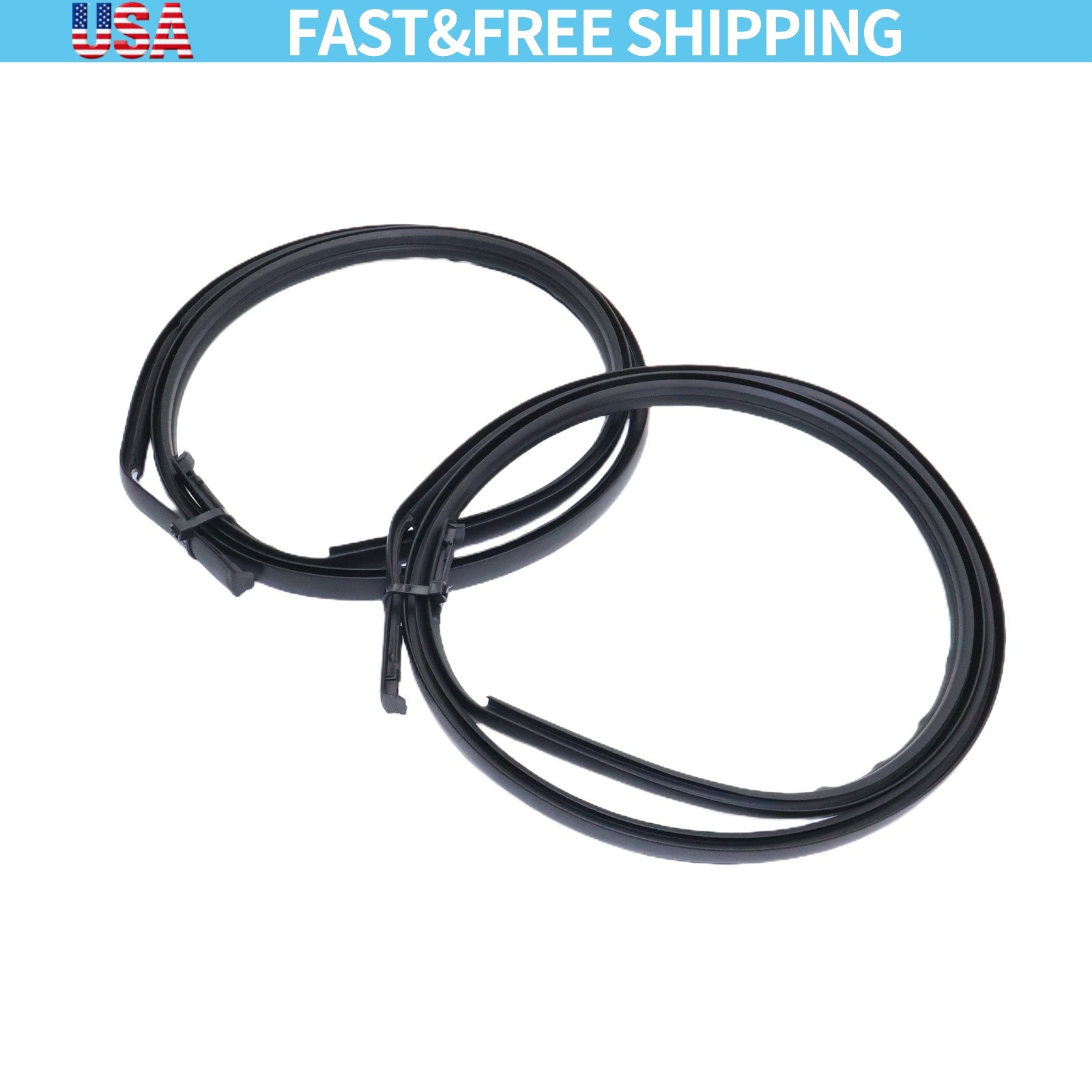 New Pair Roof Trim Moldings For Toyota Yaris Sedan 2007 2008 2009 2010 2011
