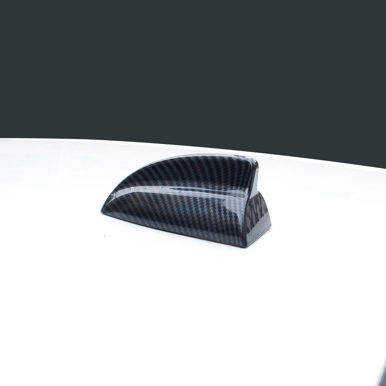 Carbon Fiber Style Roof Antenna Shark fin Shape Cover Trim for Dodge Charger