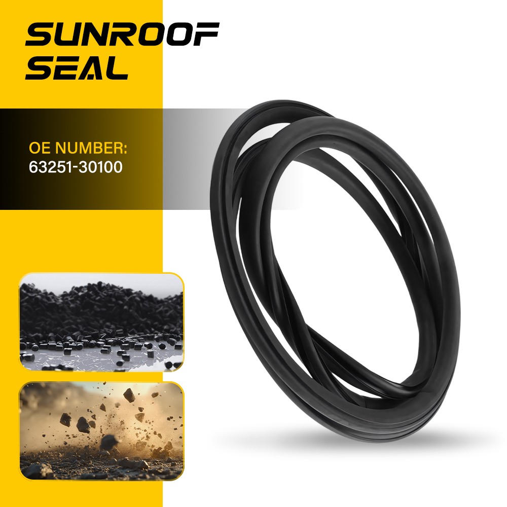 Sunroof Seal Strips Sunroof Weatherstrip For Lexus GS350 GS450h ES350 1-5SET