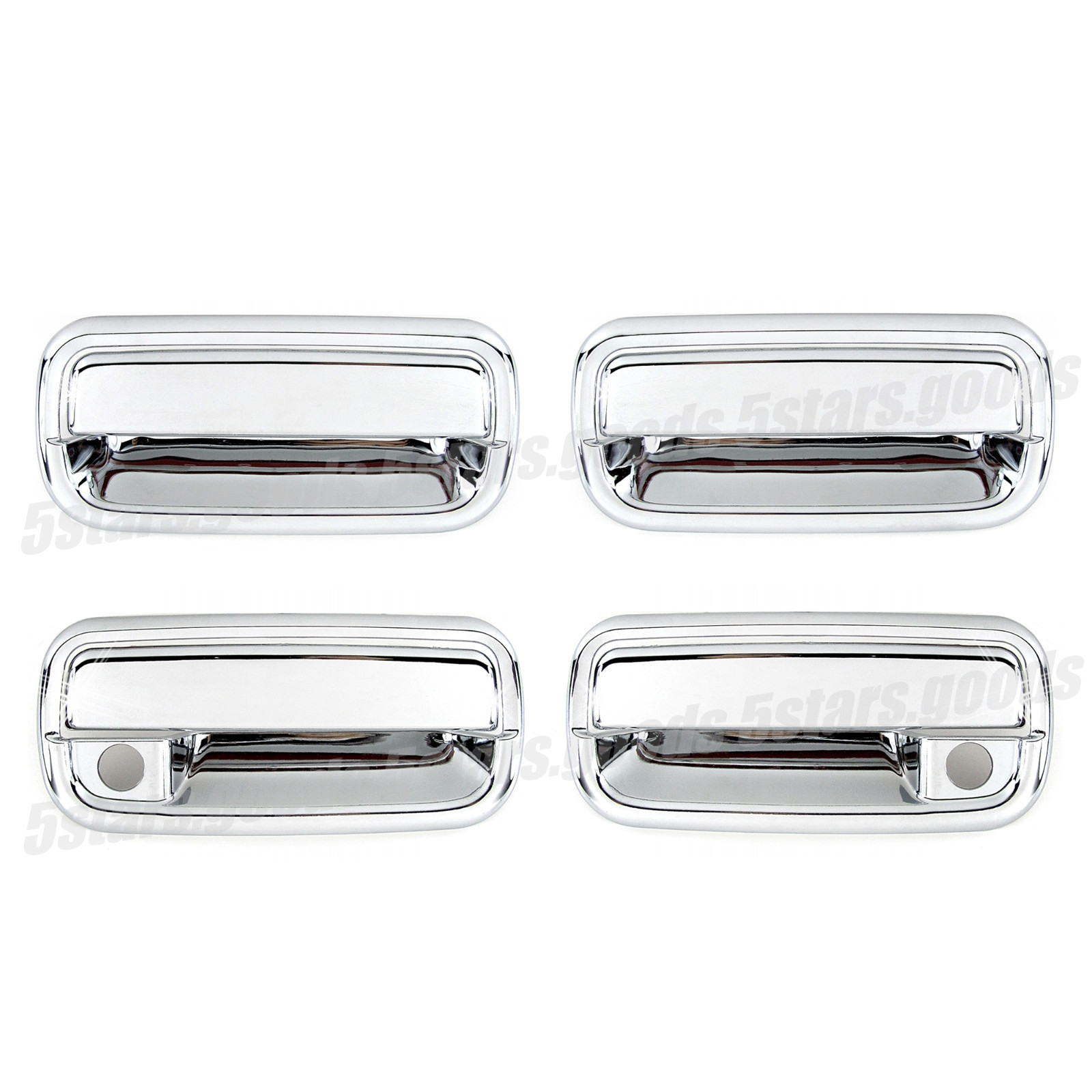 Accessories Chrome Side Door Handle Covers Trims For 1995-2004 Toyota Tacoma