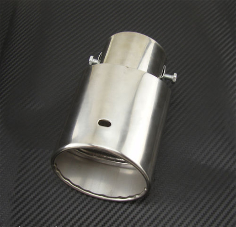 145mm Chrome Stainless Steel Exhaust Pipe Trim For 1.8-2.2 T