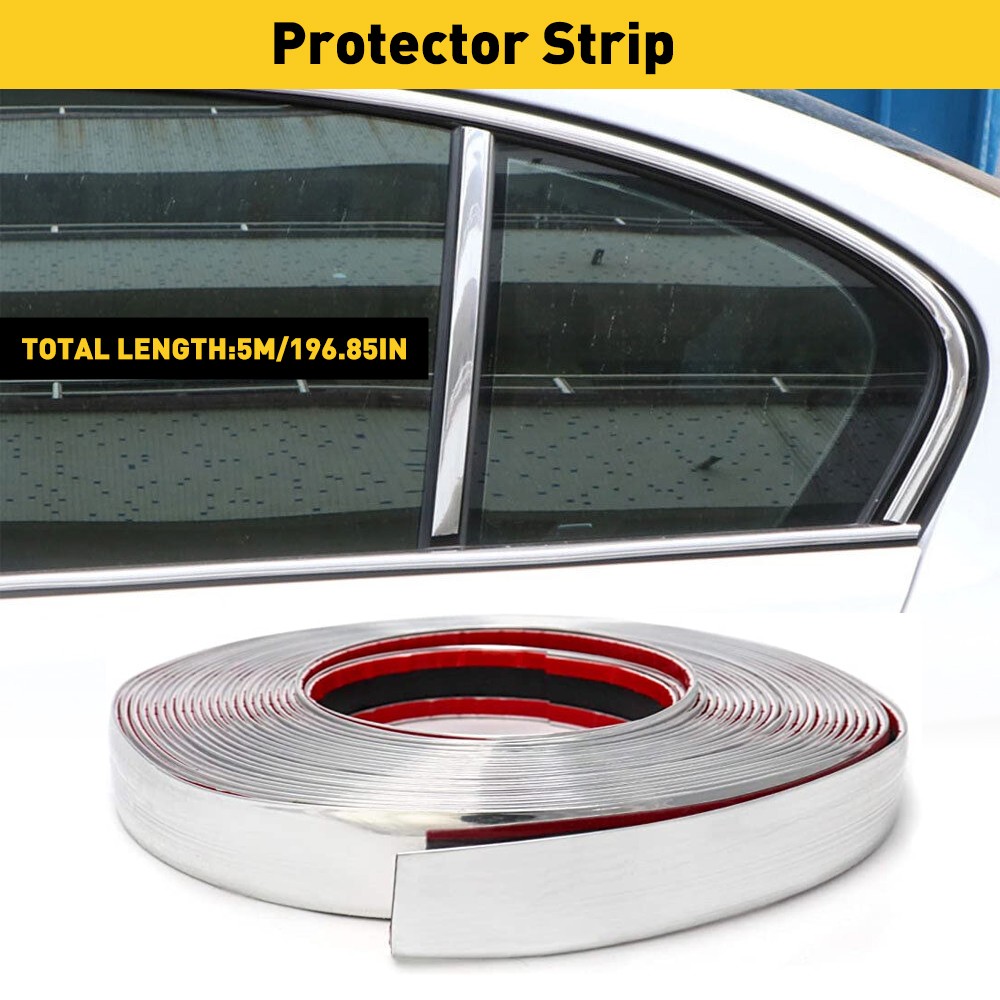 20mm 16ft Auto Trim Car Trunk Body Side Door Window Bumper Protector Strip K