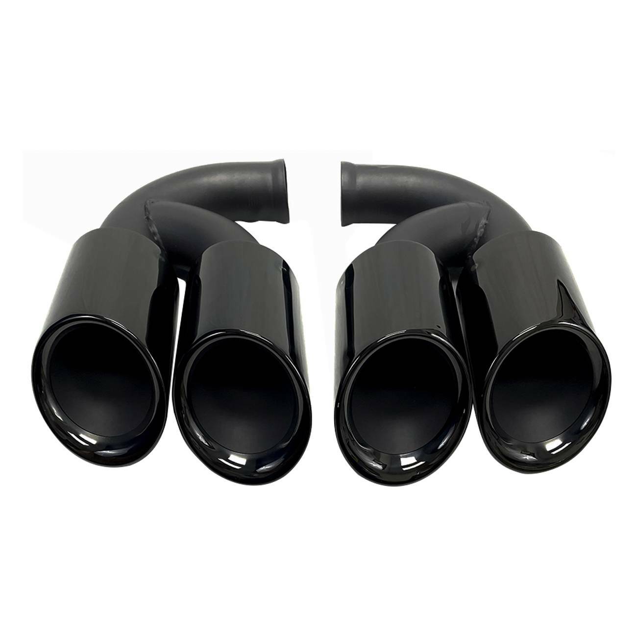 For 2010-2014 Porche Cayenne V8 3.0T Gas Stainless Steel PAIR Muffler Pipe Tip