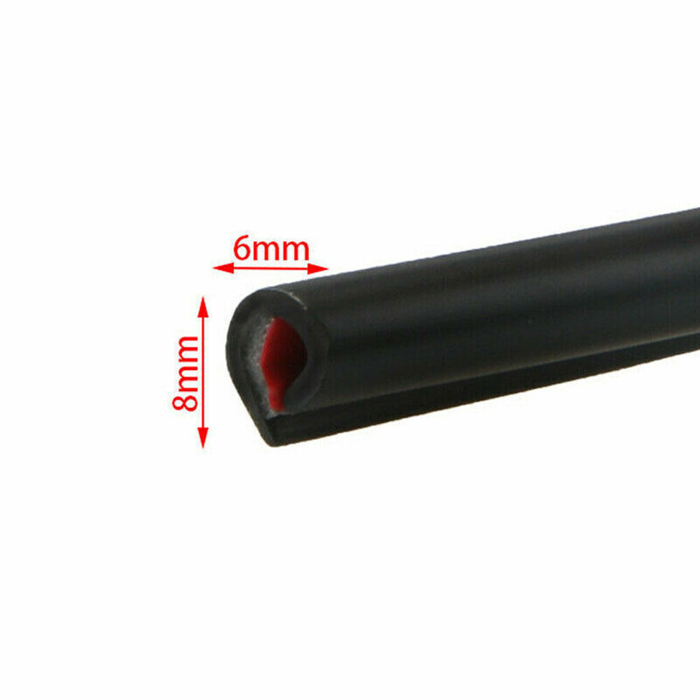 16FT U-Shape Rubber Seal Car Auto Door Edge Guard Molding Trim Protector Strip