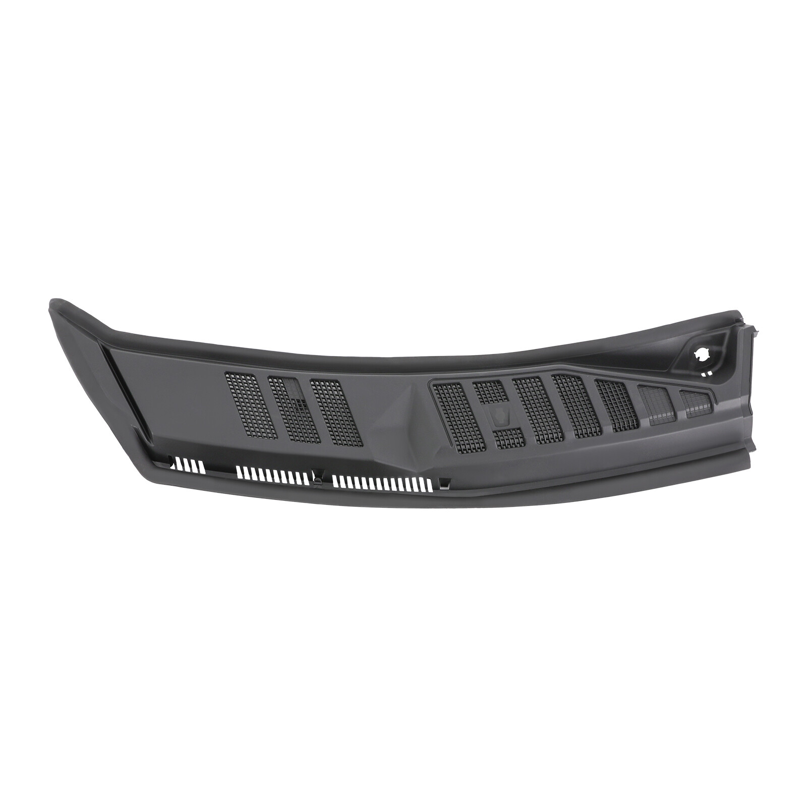 Windshield Wiper Cowl Grille for Ford F-150 2015-2020 Black Plastic Rubber