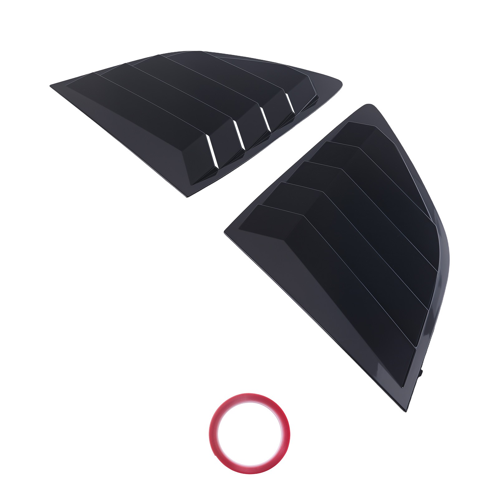 Gloss Black ABS Window Louvers for Honda CR-V 2023-2024 Temperature Reducer