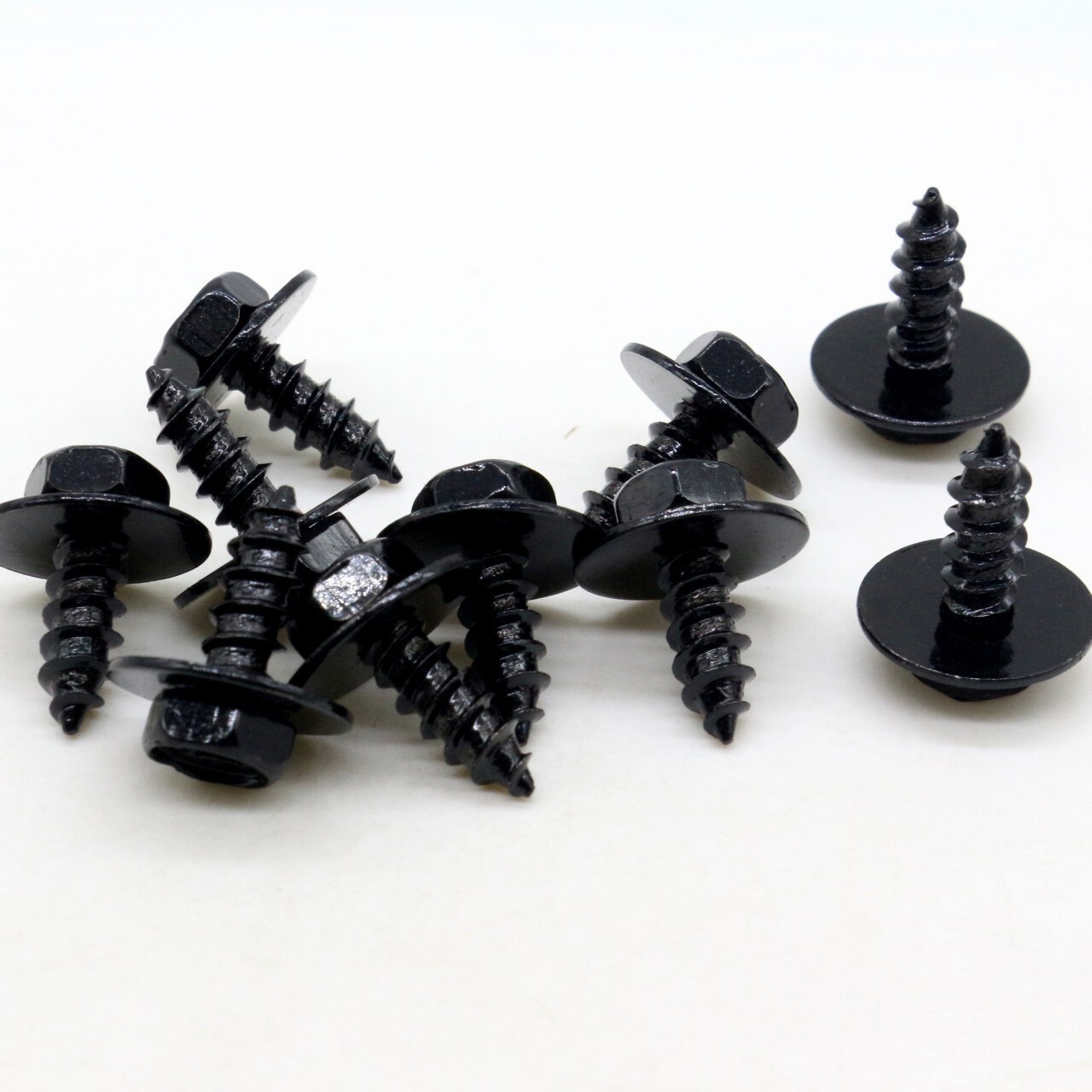 10Pcs M6-2.5mm Bumper Cover Splash Shield Mud Guard Screw For Toyota 90159-60603