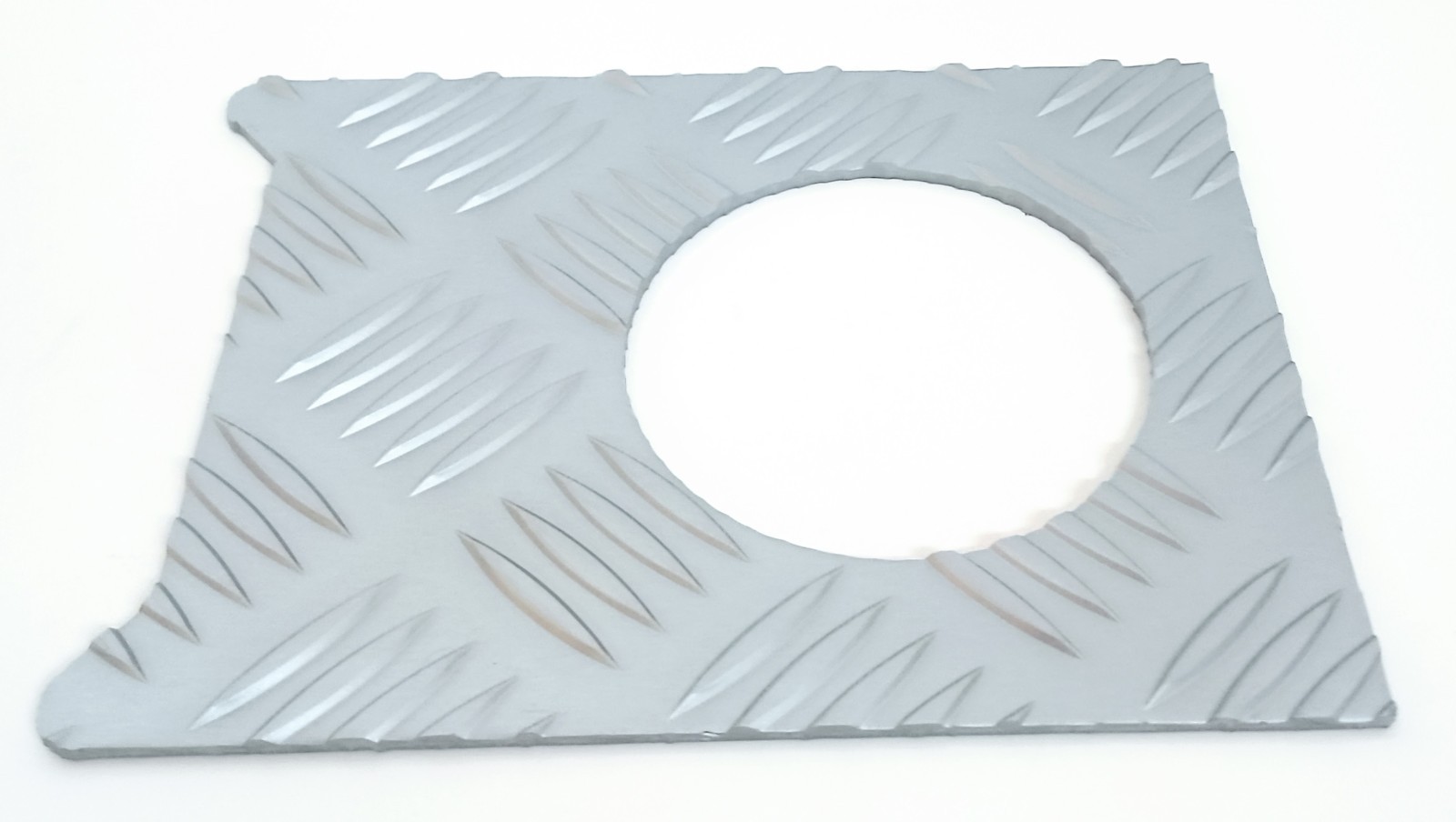 Land Rover Centre LTD Fuel FIller Chequer Plate in Satin LR176S-3