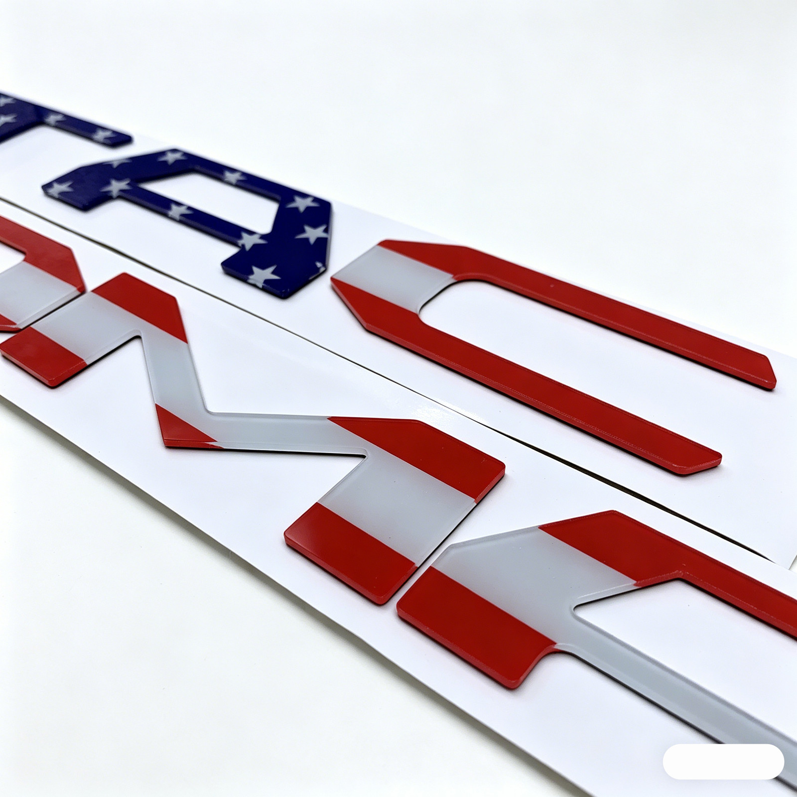 Tailgate Insert Letters For Tacoma 2016-2023 Emblem US Flag Style Badge Acrylic