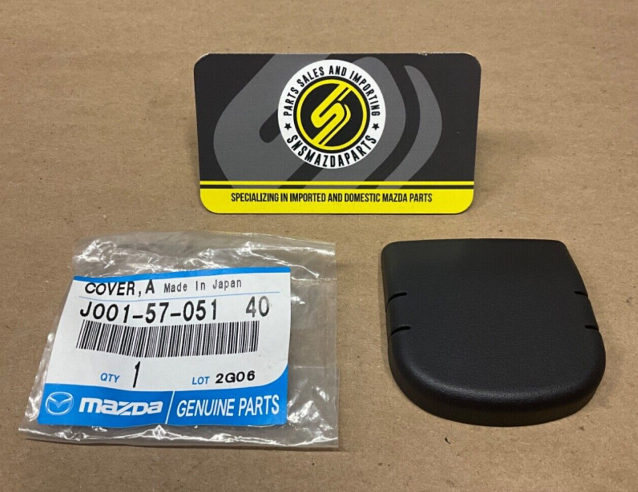 90-97 Mazda Miata MX5 OEM Brand New Genuine Seat Rail Slider Trim Rear Cover