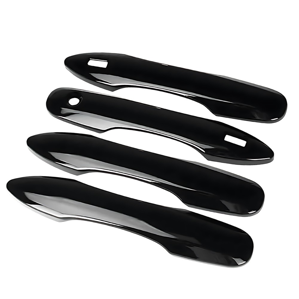 For 2018-2024 Toyota Camry GLOSS BLACK Door Handle Covers WITH Smartkey