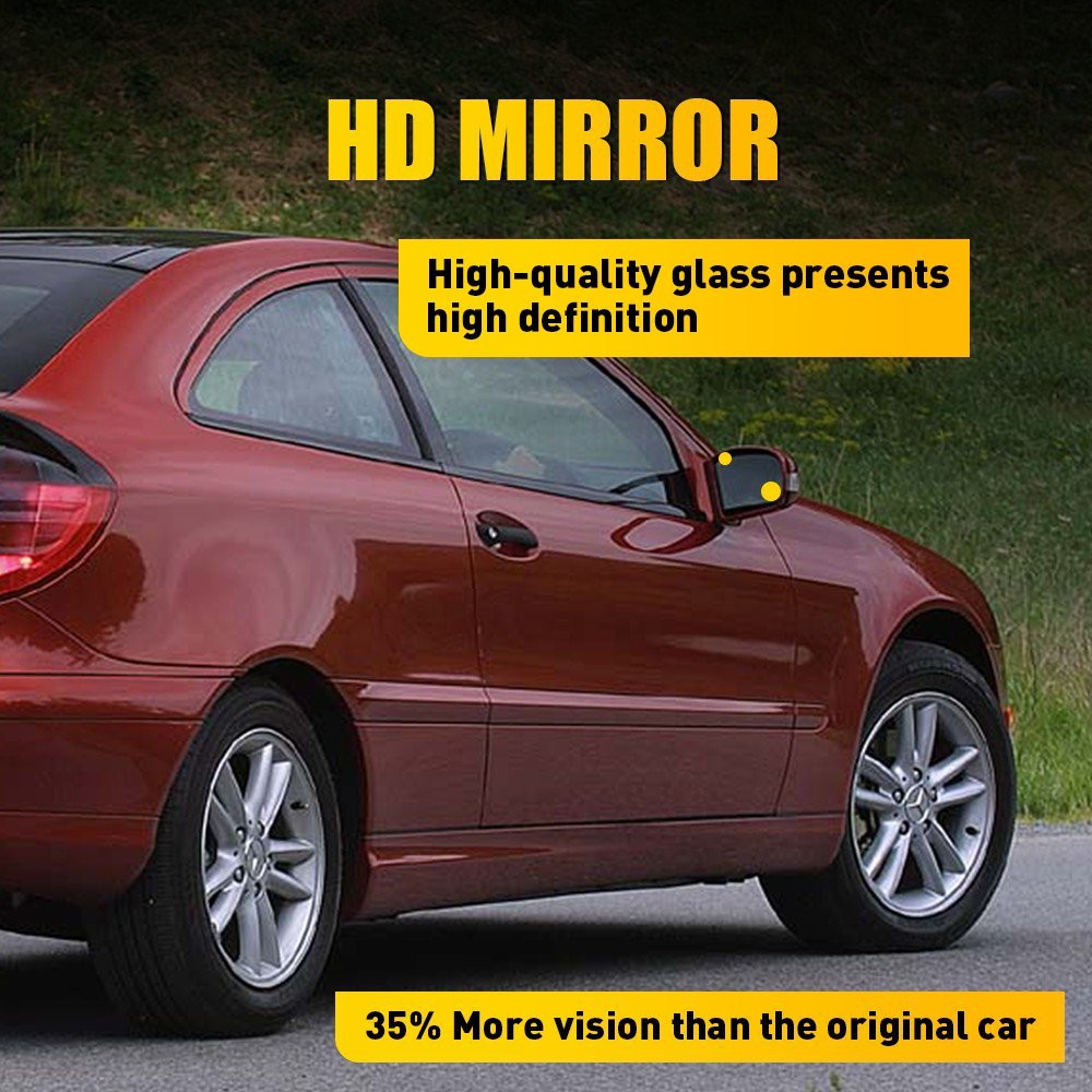 LH&RH Heated Mirror Glass Fit Mercedes Benz C/E-Class W203 W211 E320G E350 2-20x