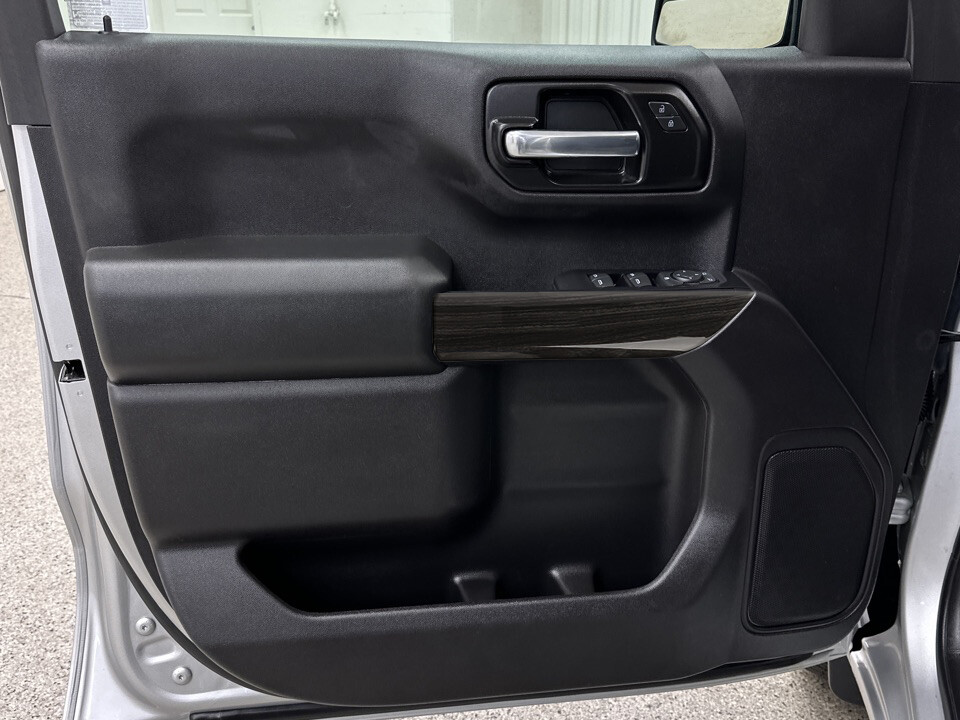 4x Door Panel Interior Cover Trim For Chevy Silverado 2019-22 Black Wood Grain s