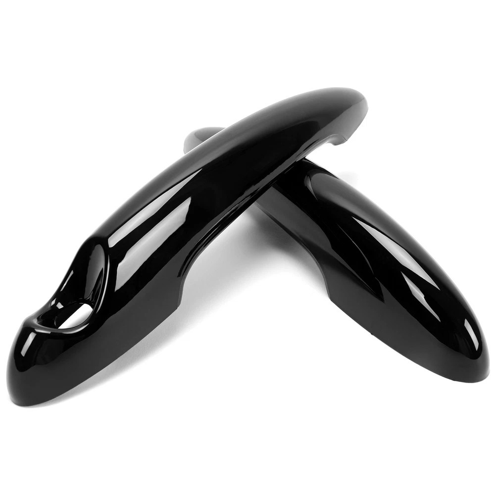 BLACK Door Handle Covers & Gas Tank Cap For MINI R55 Cooper S 07-14 / R56 06-13